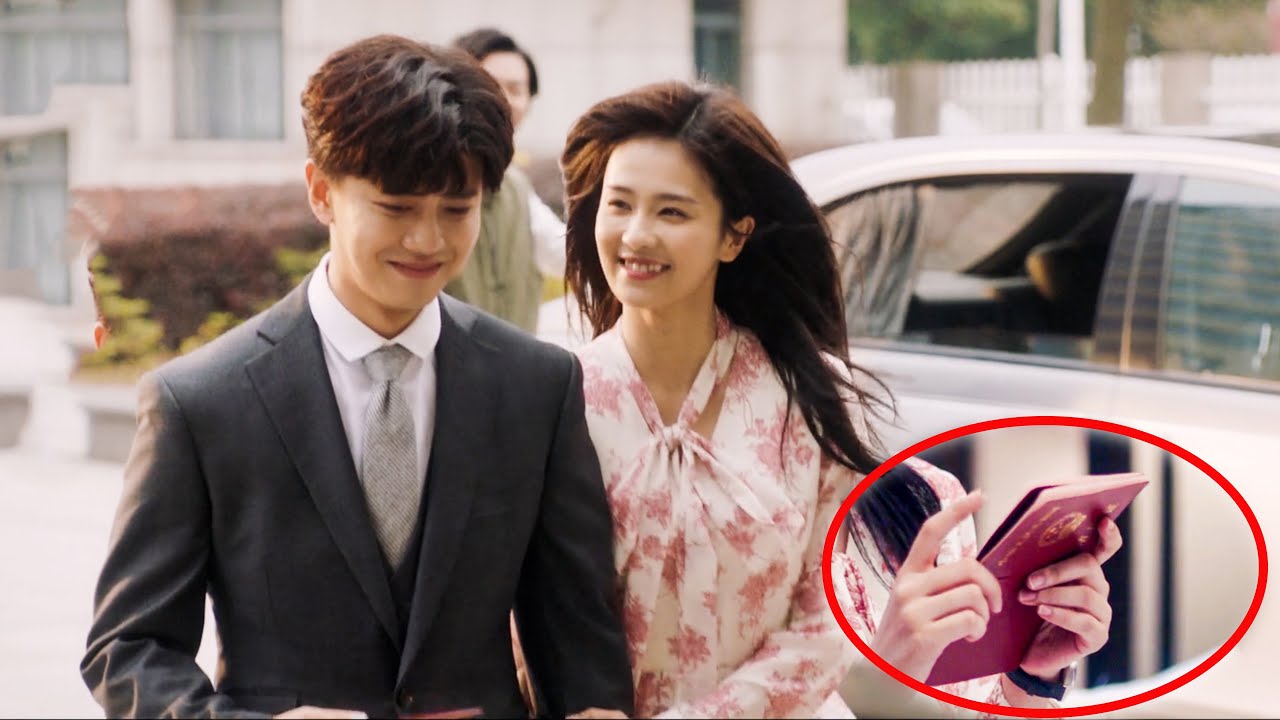 【領證大婚】霸道總裁求娶灰姑娘，在拿到結婚證的那一刻，抱着灰姑娘樂開花！#一生一世  #任嘉倫  💖#白鹿