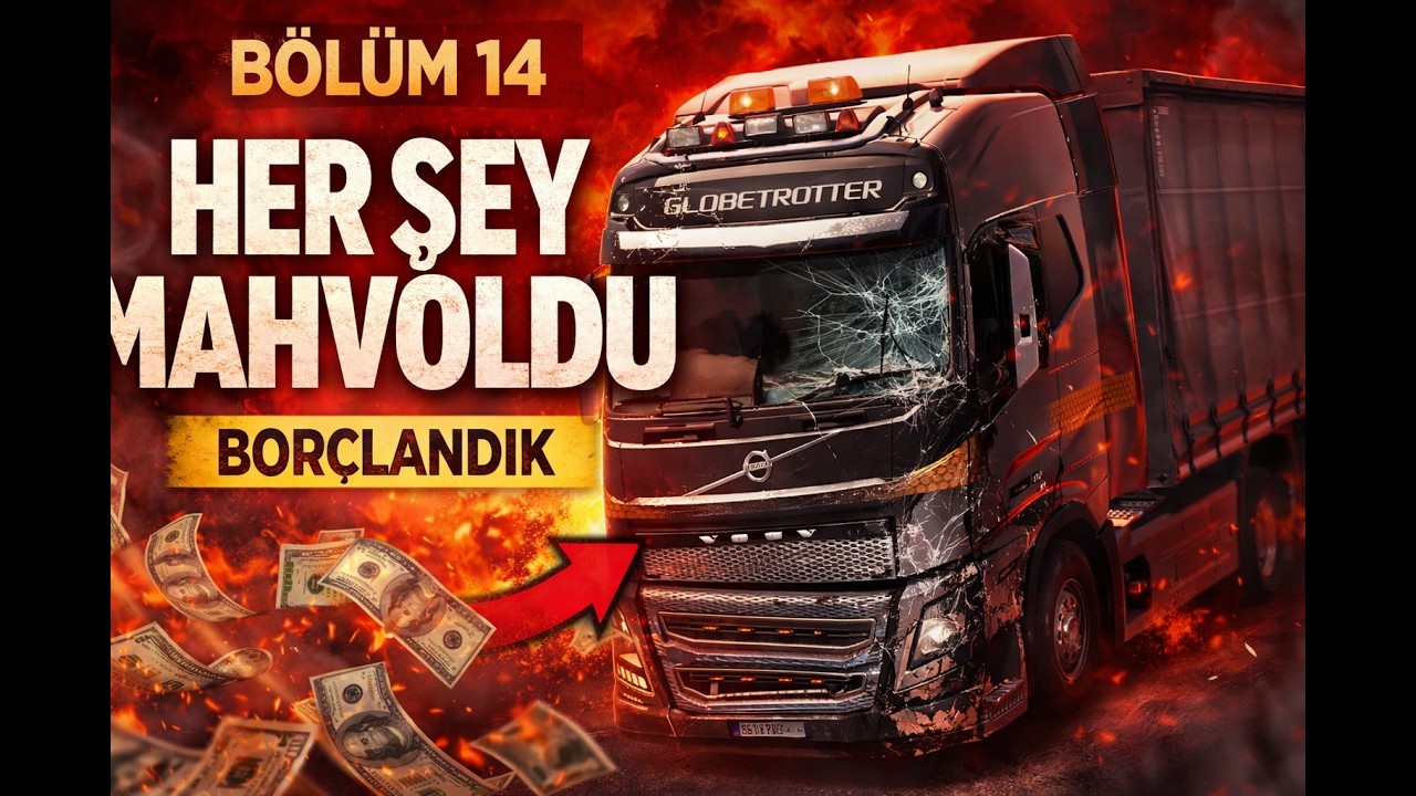 🚛 Yeni Modifiye Tırla Yola Çıktık.2 Kaza Yaptık!| EURO TRUCK SİMULATOR 2
