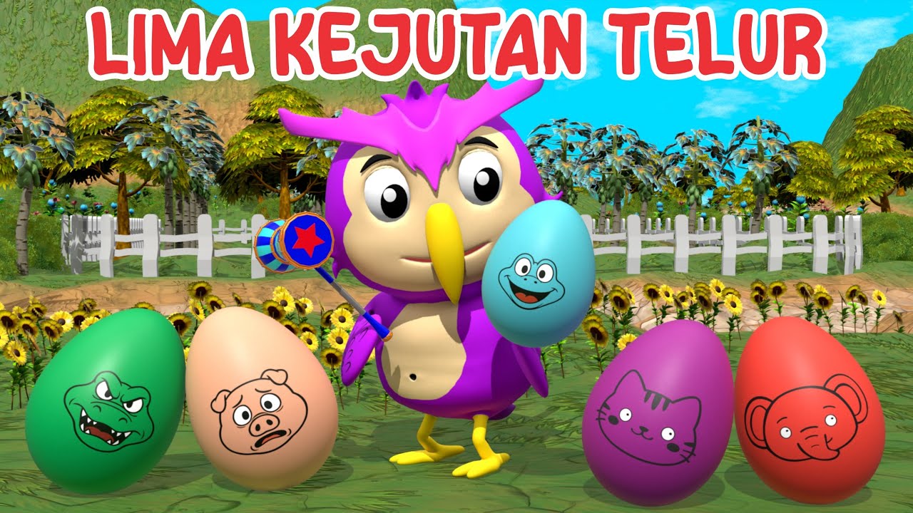 Lima Kejutan Telur - Lagu Anak Indonesia Balita
