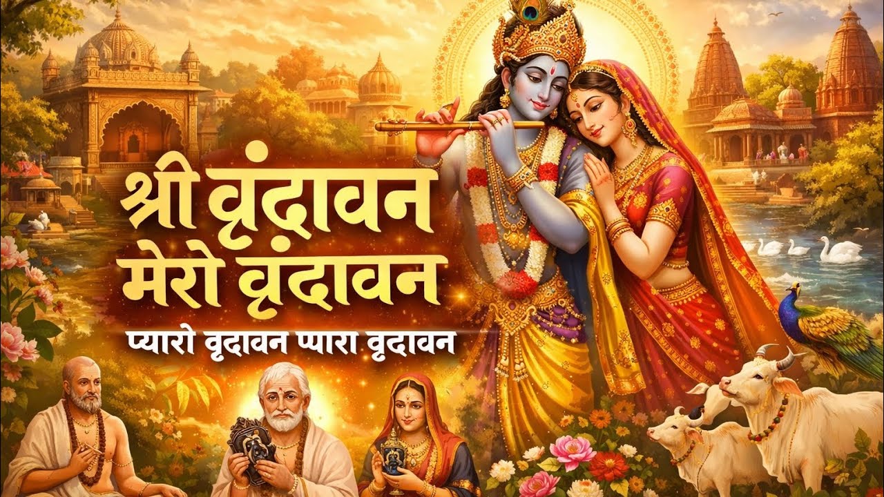 “श्री वृंदावन मेरो वृन्दावन | मन को छू लेने वाला वृंदावन भजन | Radha Krishna Bhajan”