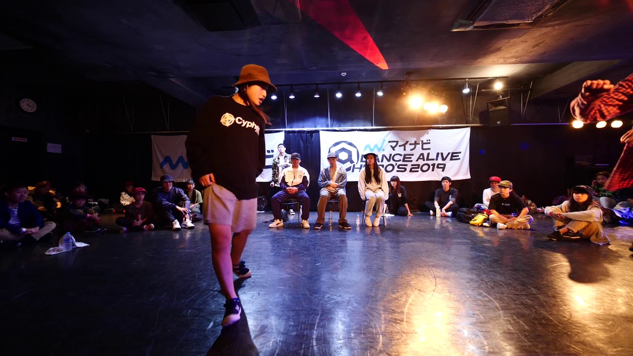 JJ vs MiYU(Lil'K) BEST4 DANCE ALIVE HERO'S 2019 KIDS KANSAI vol.2