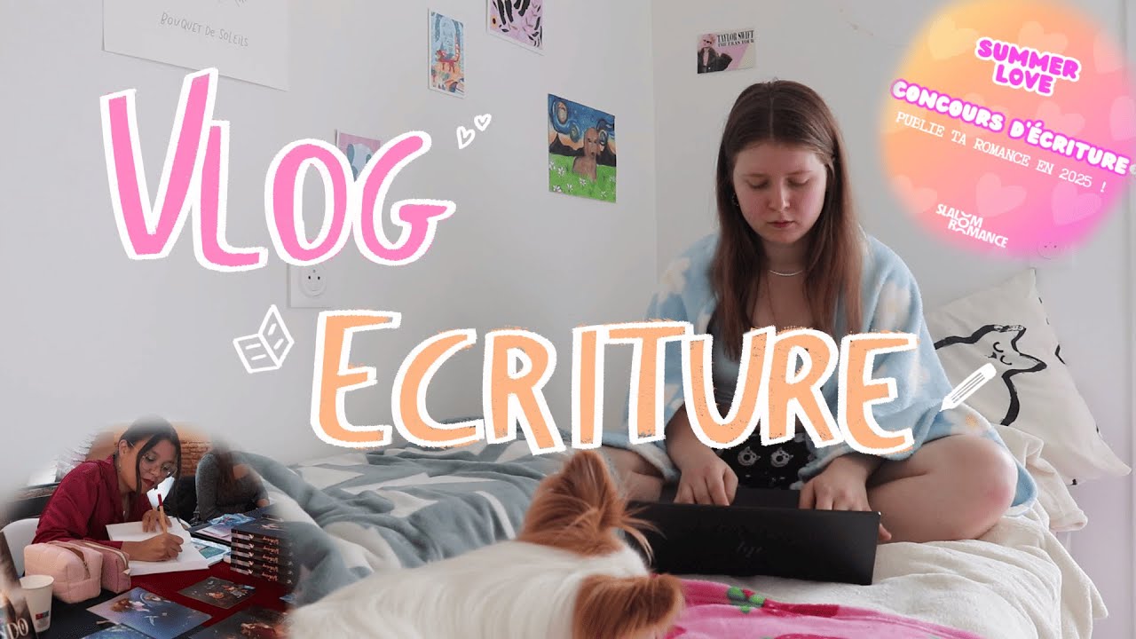 Vlog écriture n°7 : j'envoie mon roman au concours Slalom de romance d'été !