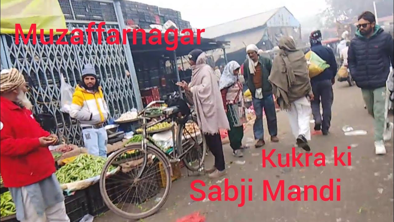Muzaffarnagar ki Sabse badi Mandi#vlog