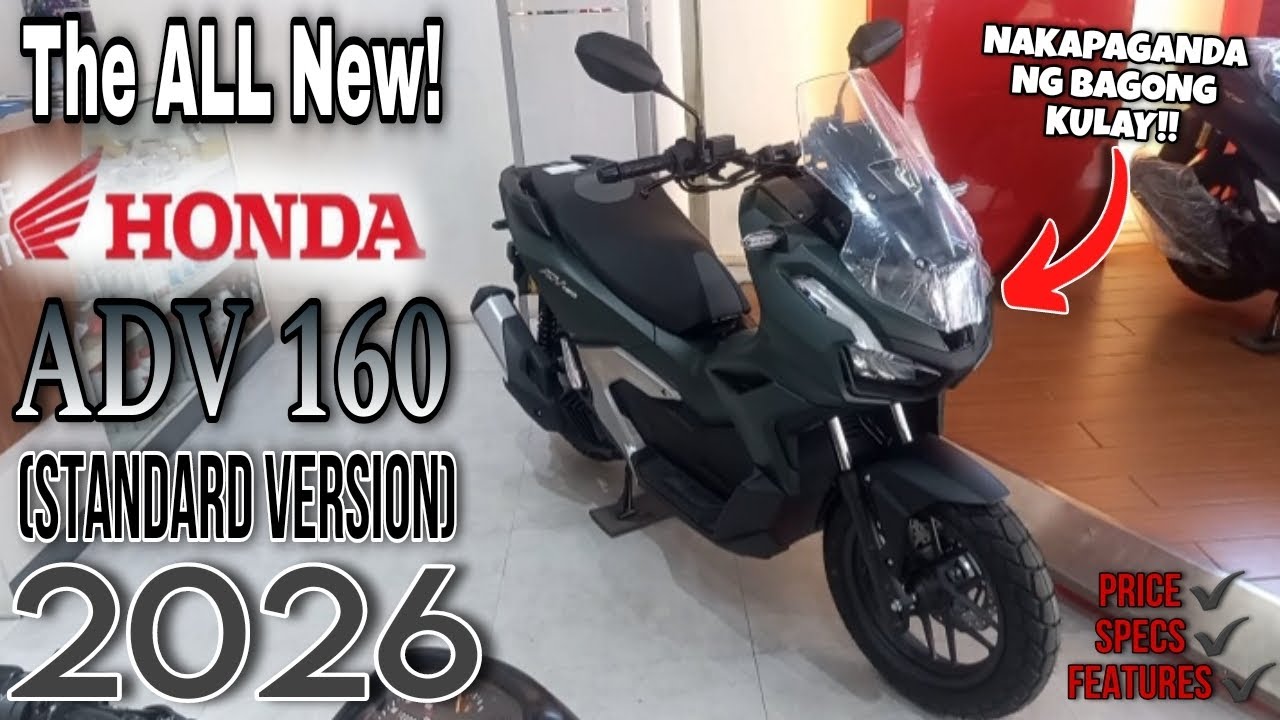 The ALL New Honda ADV 160 2026 (STANDARD) | Honda Motorcycles Review 2026