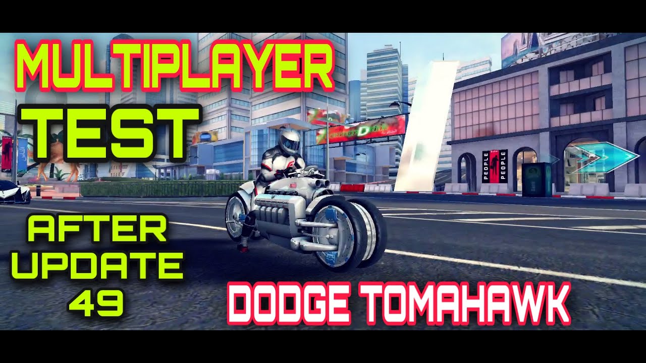 FASTEST BIKE IN THE GAME ?? Asphalt 8, DODGE TOMAHAWK Multiplayer Test After Update 49