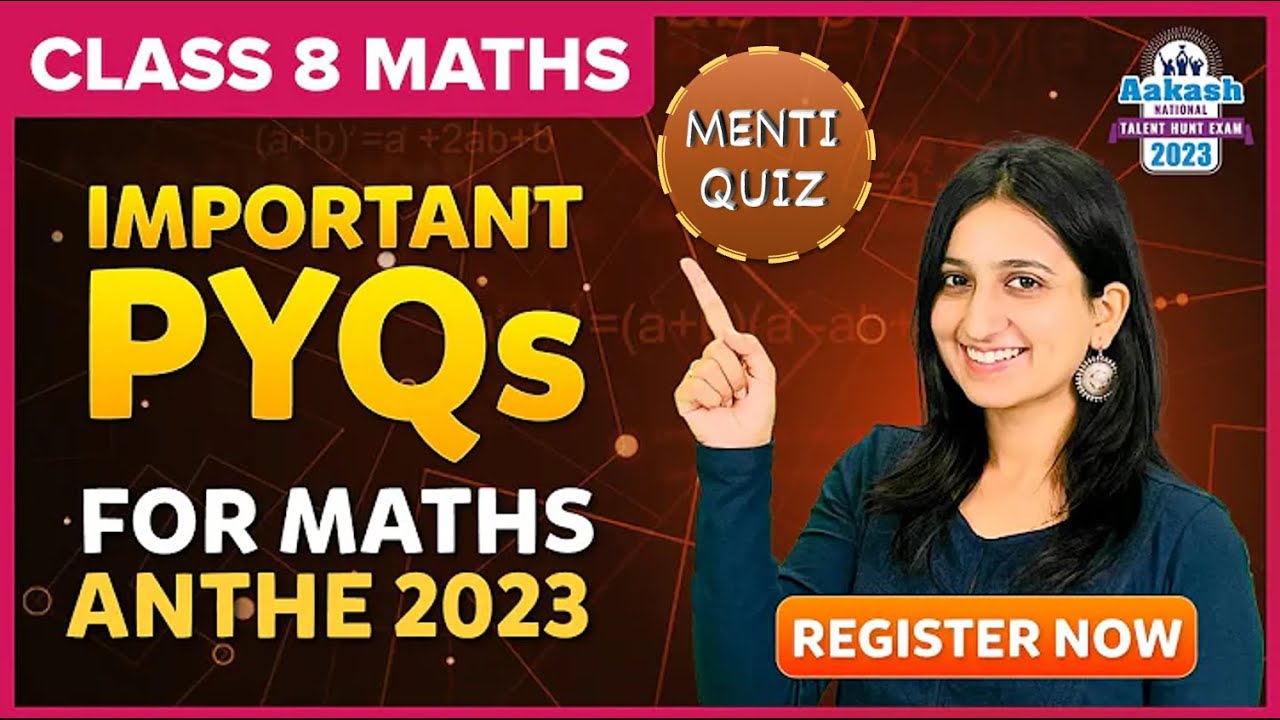 Can you crack these Previous Year  ANTHE Questions? | Menti Quiz | Class 8 | Maths | BYJU'S