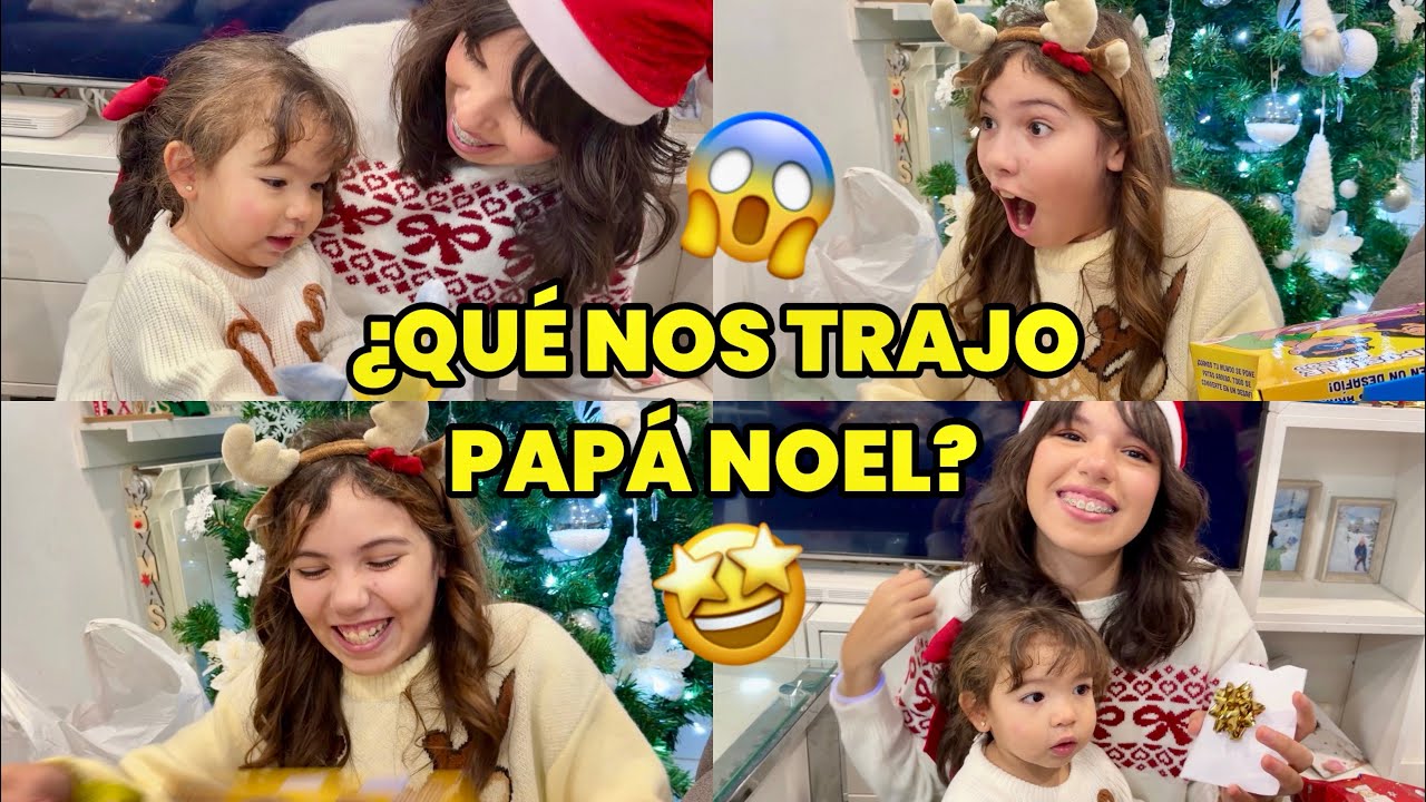 Asi fue nuestra NOCHEBUENA 🎁 Abriendo los REGALOS 🎅🏼 Llegó PAPÁ NOEL 🎄