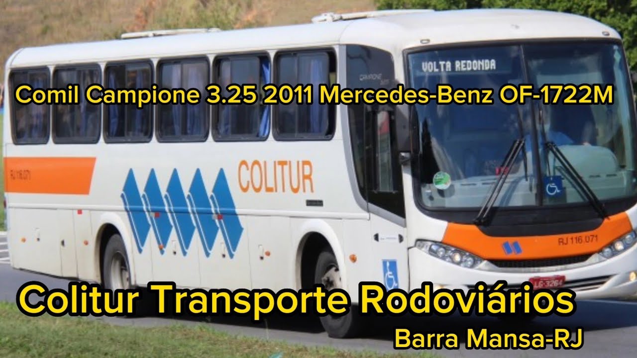 ✅[ Volta Redonda X Angra dos Reis Via Barra Mansa ] Comil Campione 3.25 2011 Mercedes-Benz OF-1722M
