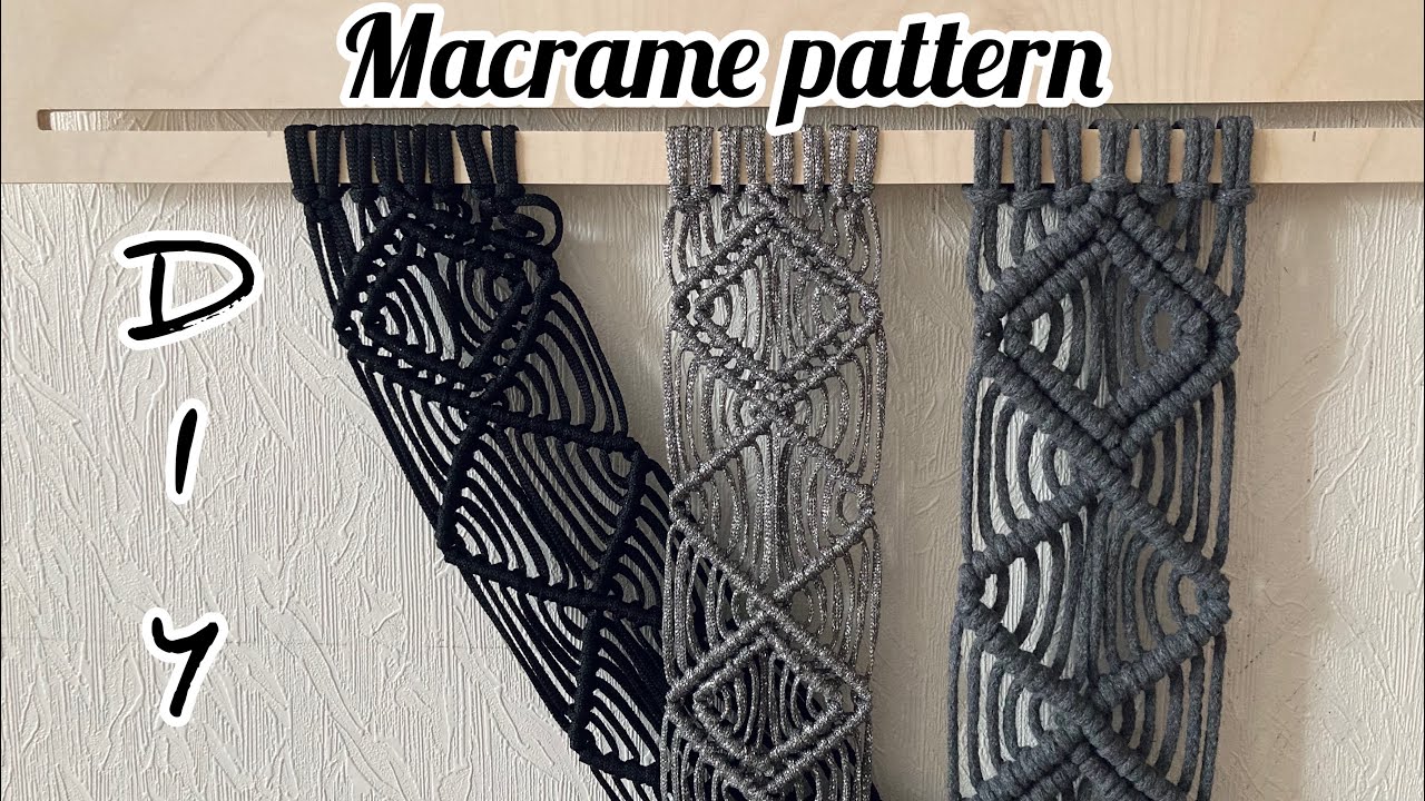 DIY: Macrame pattern | patrón de macramé