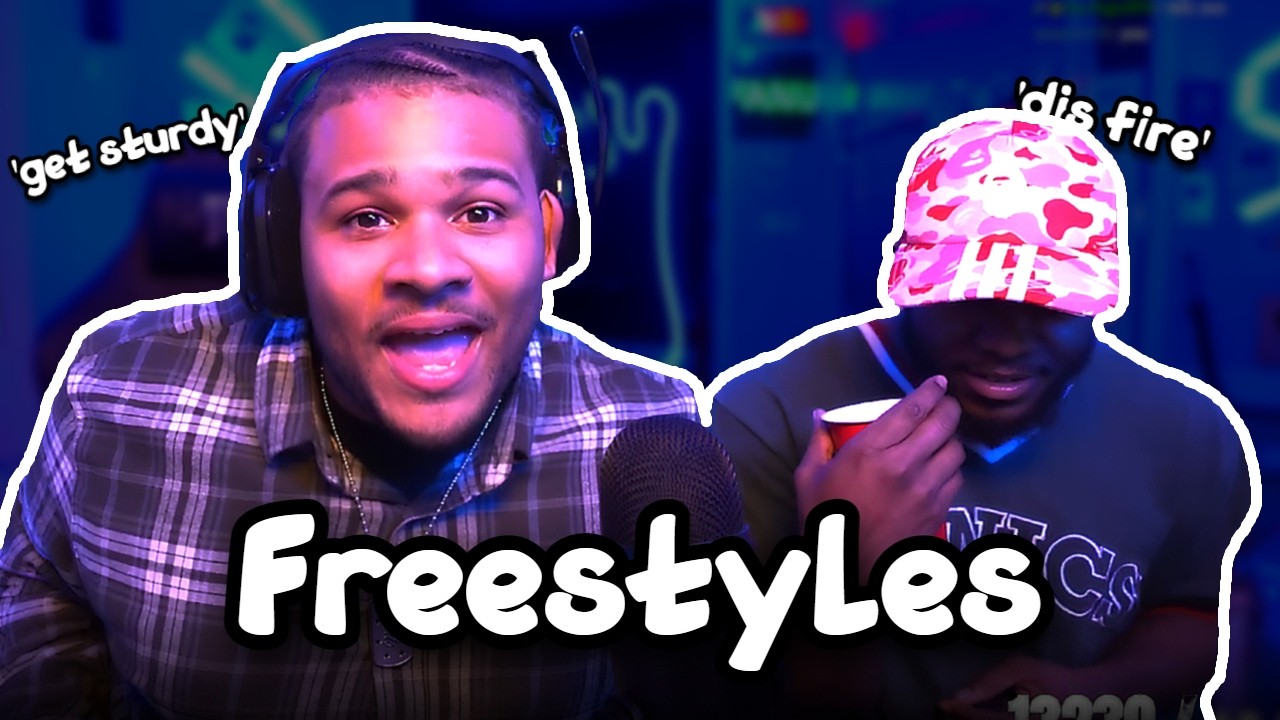 Fanum and Chris start randomly Freestyling (Drunk...😂🤣)