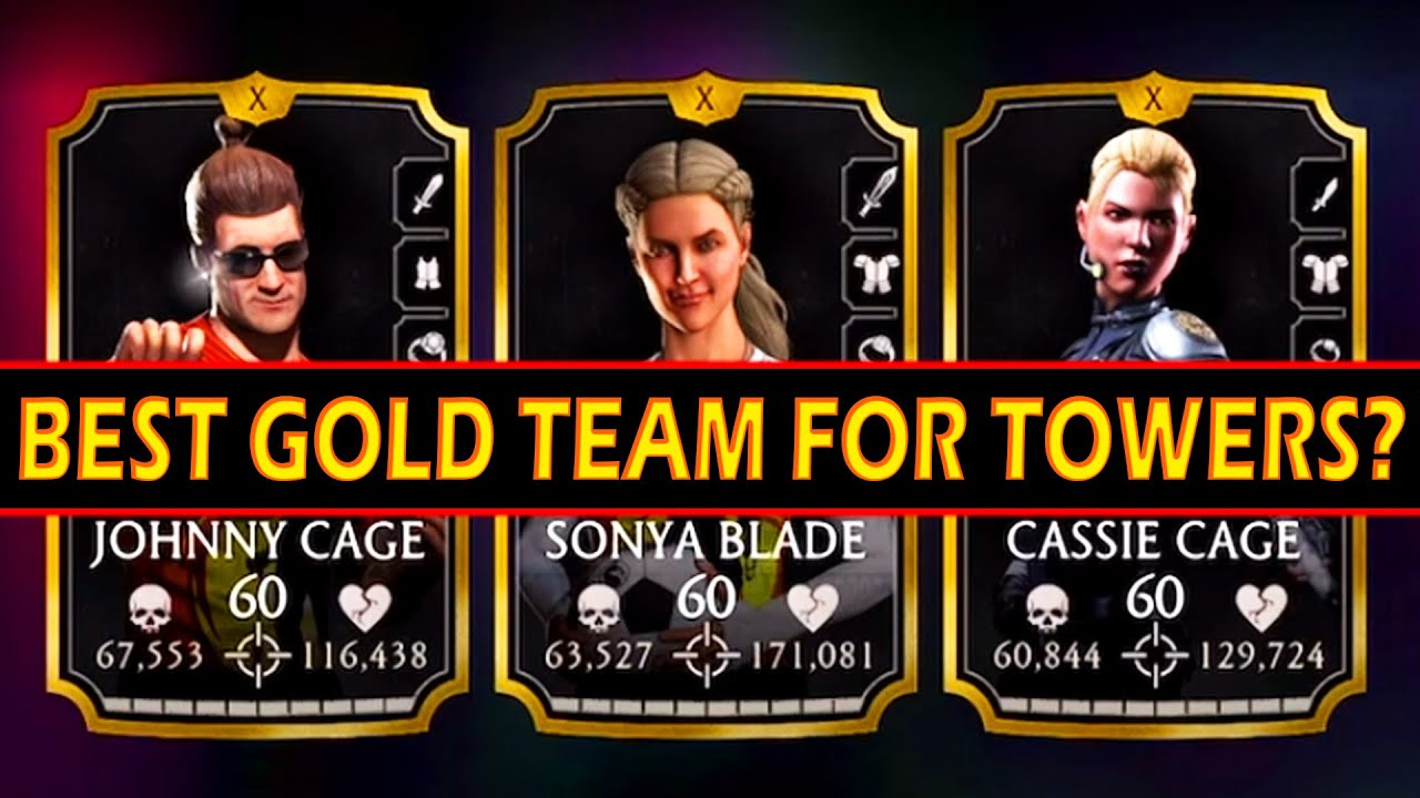 MK Mobile. Destroying Twisted Tower Battles 130 and 150 with THE BEST Gold Team in The Game!