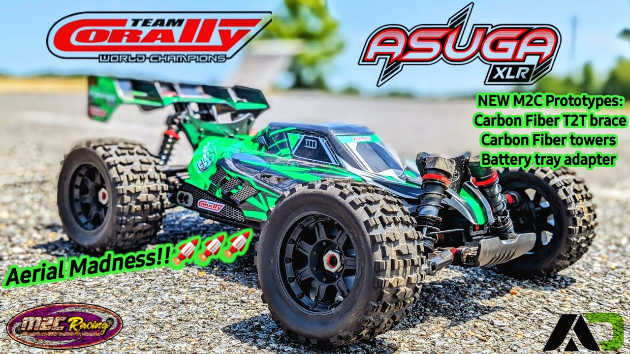 Team Corally Asuga. The most capable LEGIT 1/7 scale bashing Buggy! This is the buggy you want!!