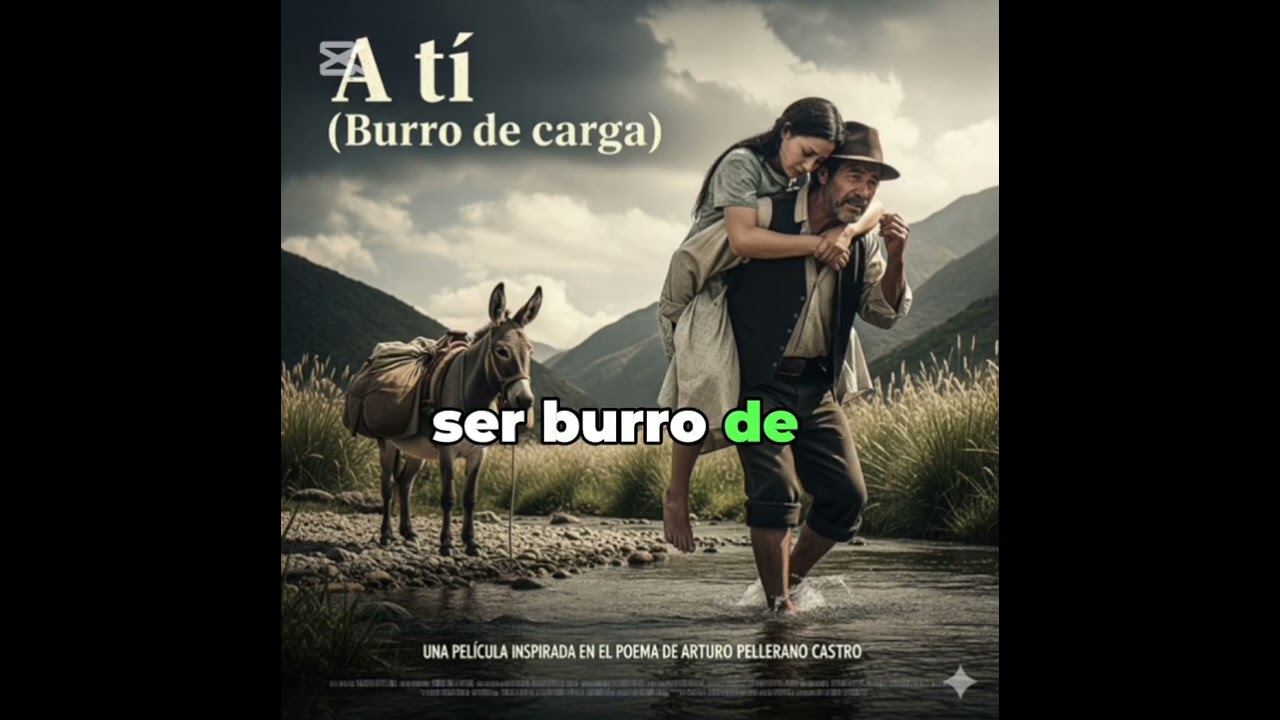 A ti (burro de carga) Arturo Pellerano Castro 