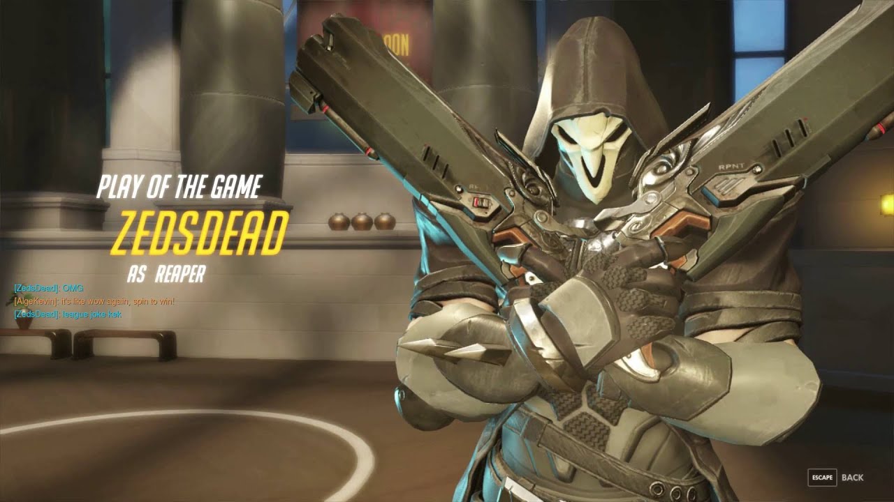 OVERWATCH EPIC REAPER TEAM KILL (SPIN TO WIN)