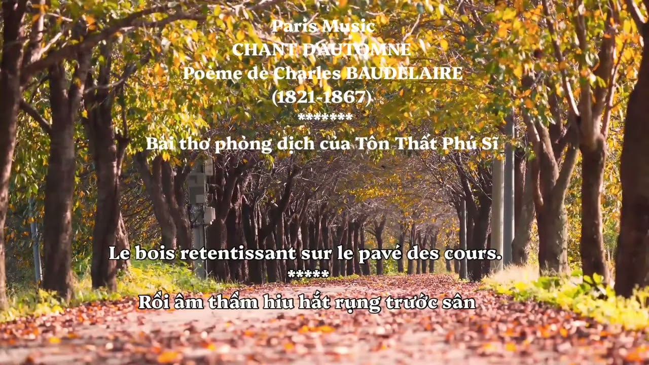 Chant d’automne - Charles Baudelaire 🌹 Chanson d’amour française | French Love Songs 2026