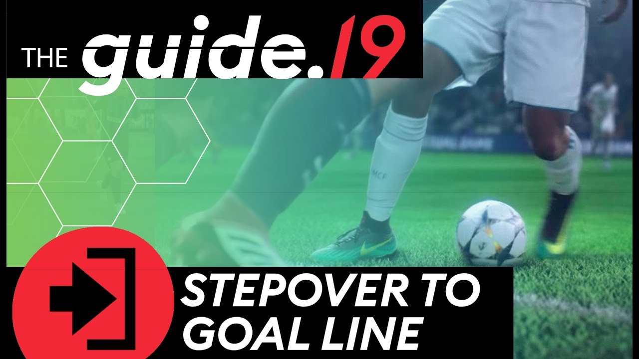 STEPOVER TOWARDS GOAL LINE! | One of the MOST EFFECTIVE skillmove variations! | FIFA 19 tutorial
