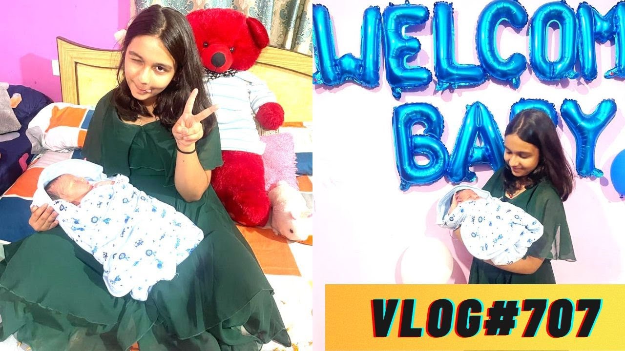 Welcome Home Aayansh |Vlog#707|#babinayoutuber #learnwithpriyanshi