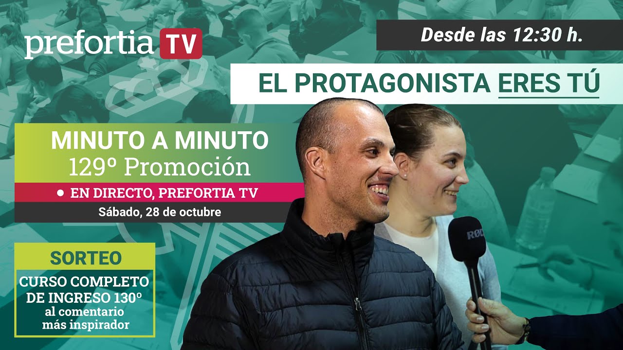 Minuto a minuto | Sábado 129 Promoción - El Protagonista eres tú
