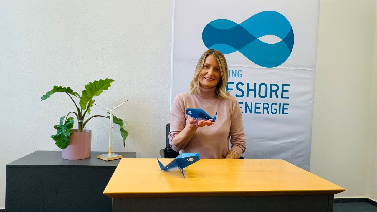 Stiftung OFFSHORE-WINDENERGIE - Faltanleitung Origami Wal