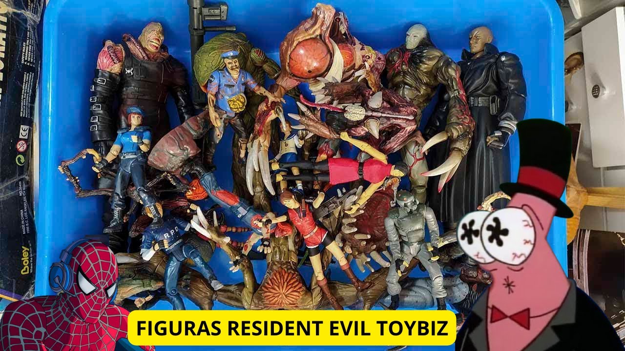 Compre una MINI COLECCION DE FIGURAS DE RESIDENT EVIL ToyBiz 😱🔥