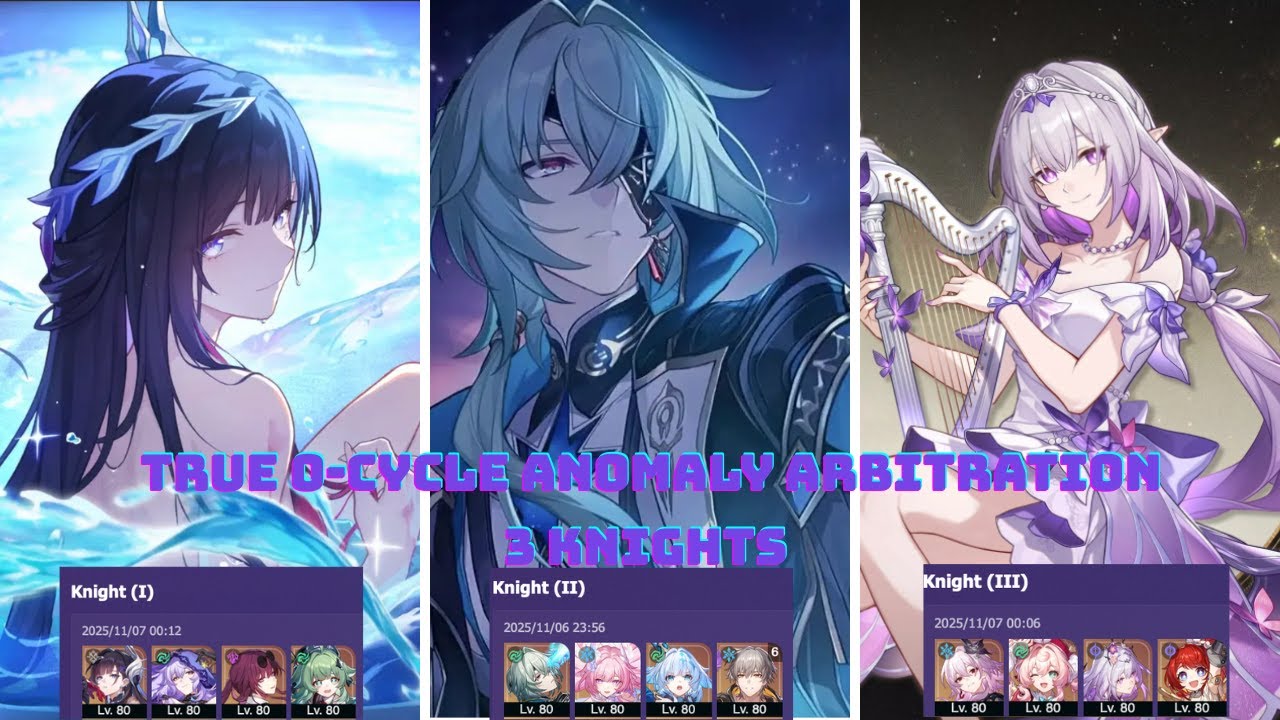 True 0-Cycle Anomaly Arbitration (3 Knights) - Hysilens E0S0, Anaxa E0S0 & Castorice E0S1