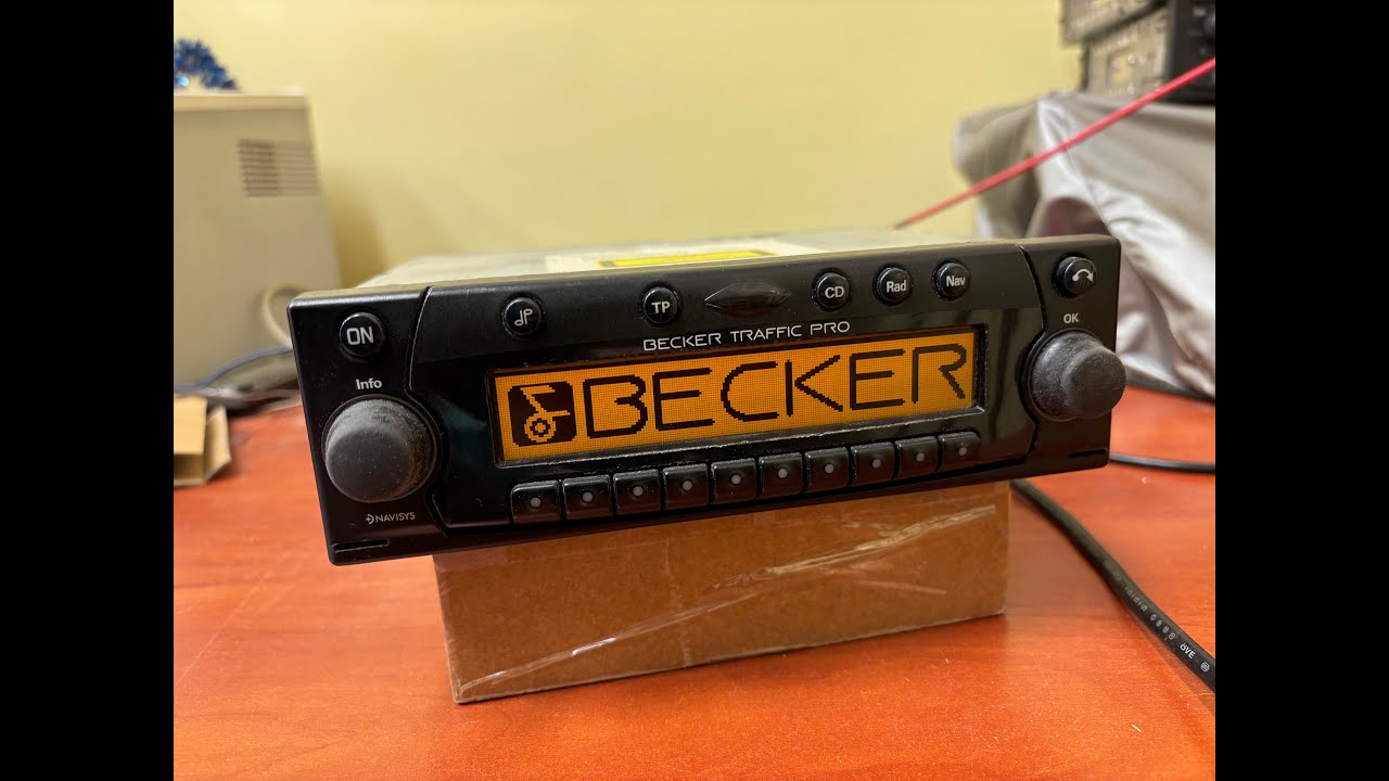Testing Becker BE4720 Traffic Pro High Speed CD Car Stereo Radio