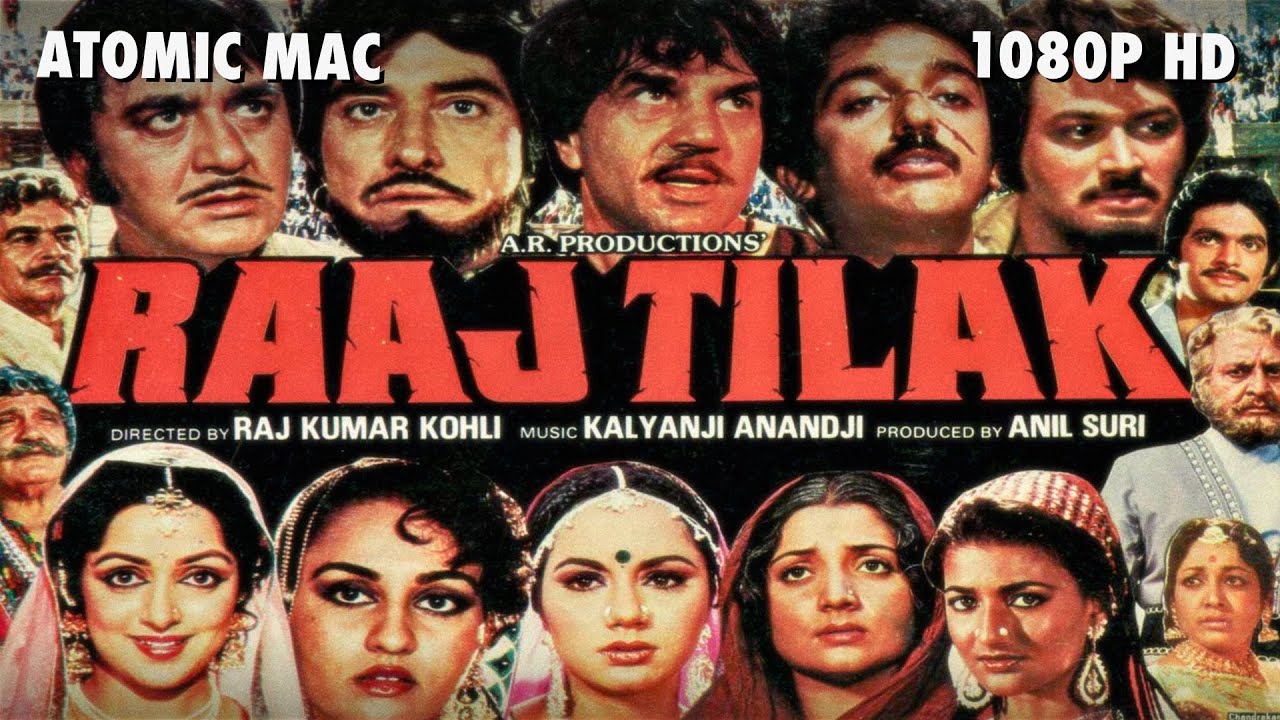 Raaj Tilak - 1984 - 1080p HD - Dharmendra, Hema Malini, Raj Kumar, Sunil Dutt, Kamal Hasan