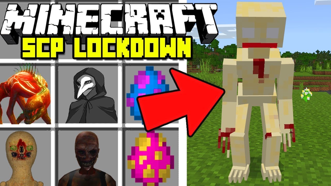 Minecraft COOL SCP LOCKDOWN MOD! | SCP 097, SCP 173, SCP STAIRWELL & MORE | Modded Mini-Game