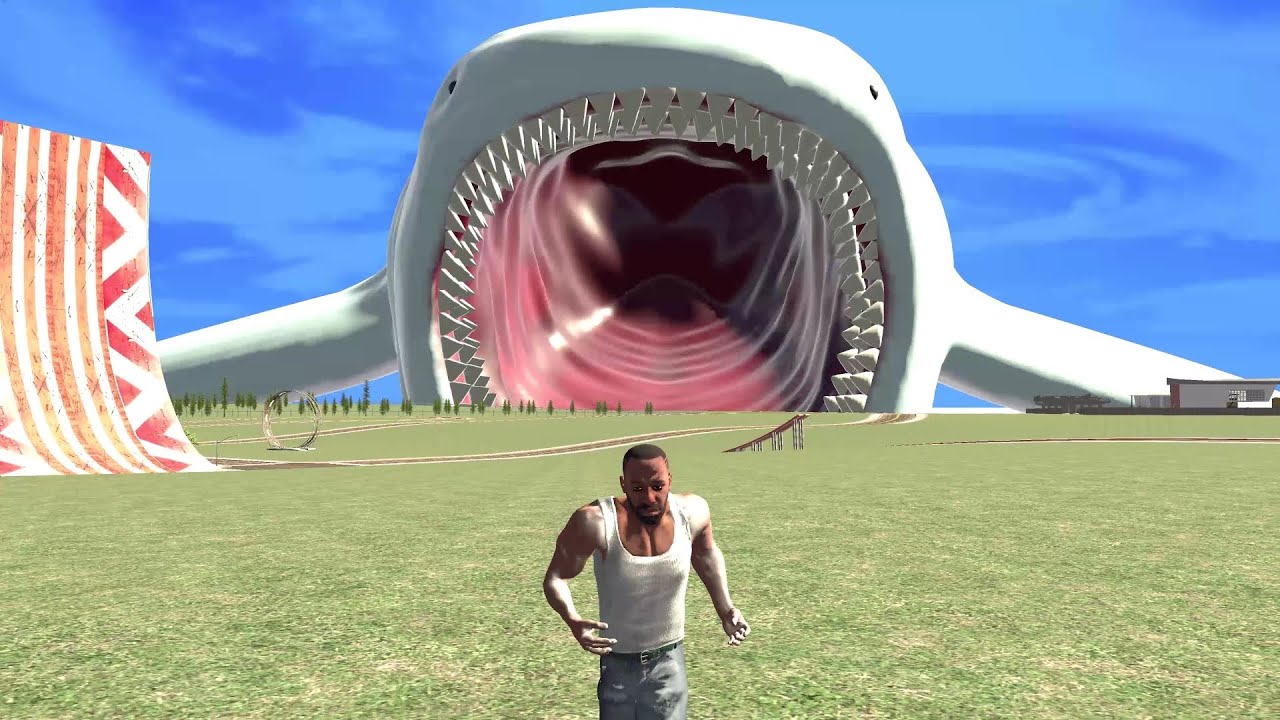 Franklin vs The Giant Bloop|The Giant Bloop Eats Franklin City|Indian Bikes driving 3D|El Gran Majà