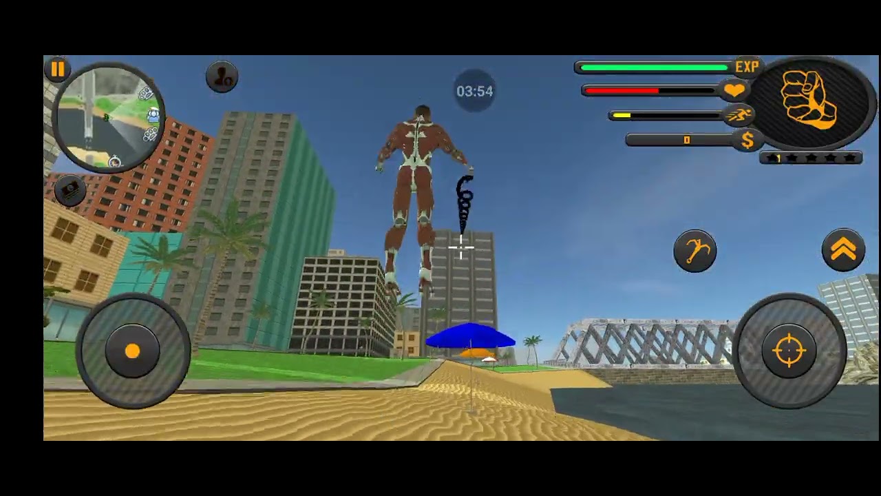 Rope Hero 3 try an old version of naxeex experience game 2017