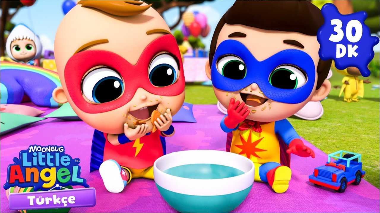 Daha fazla abur cubur yasak! 🍿 Eğlenceli ve Öğretici Çocuk Şarkıları | Little World Türkçe