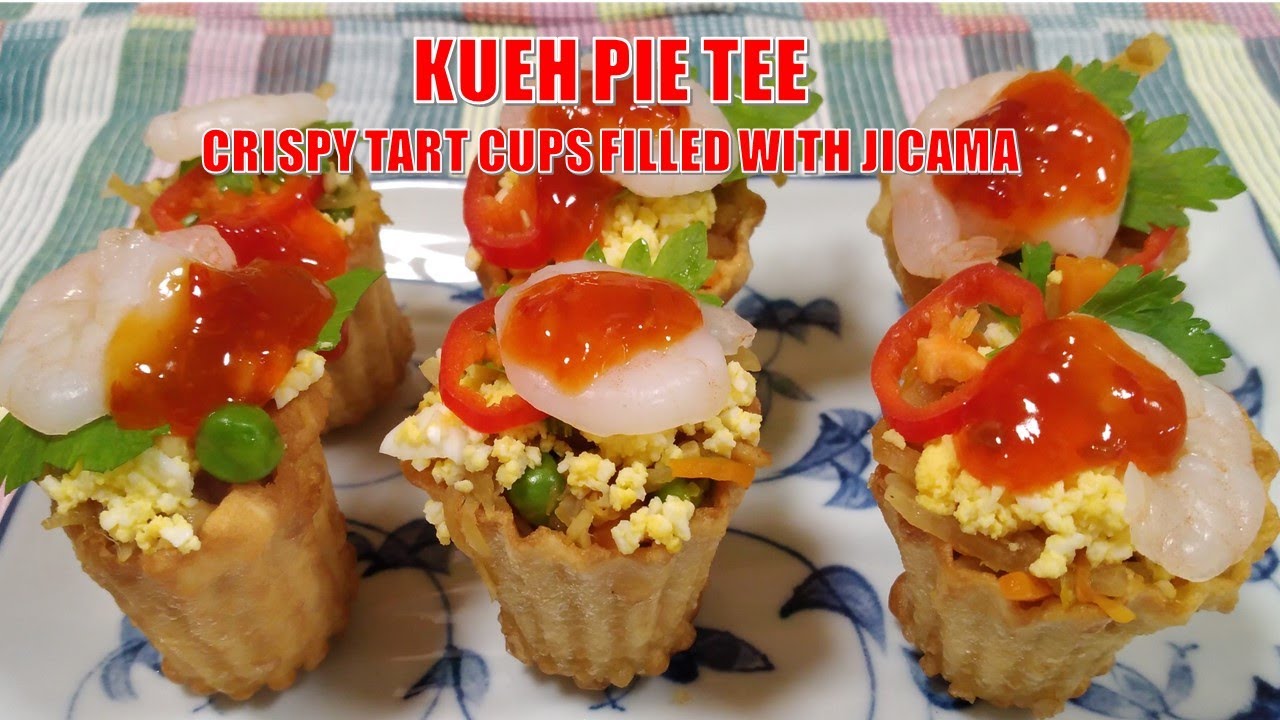 Kueh Pie Tee/Crispy Tart Cups Filled With Jicama/Nyonya Appetizer