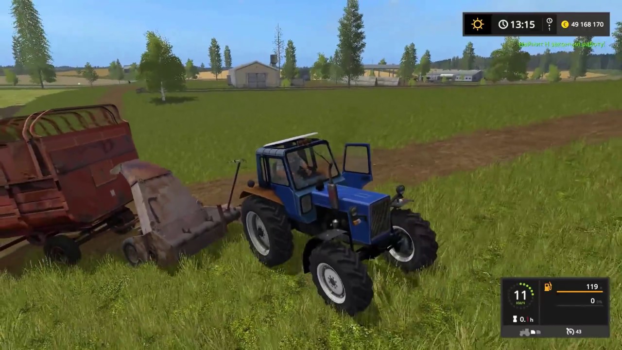 Farming Simulator 2017. СПК Борки-АГРО. Трактор Беларус МТЗ-82.