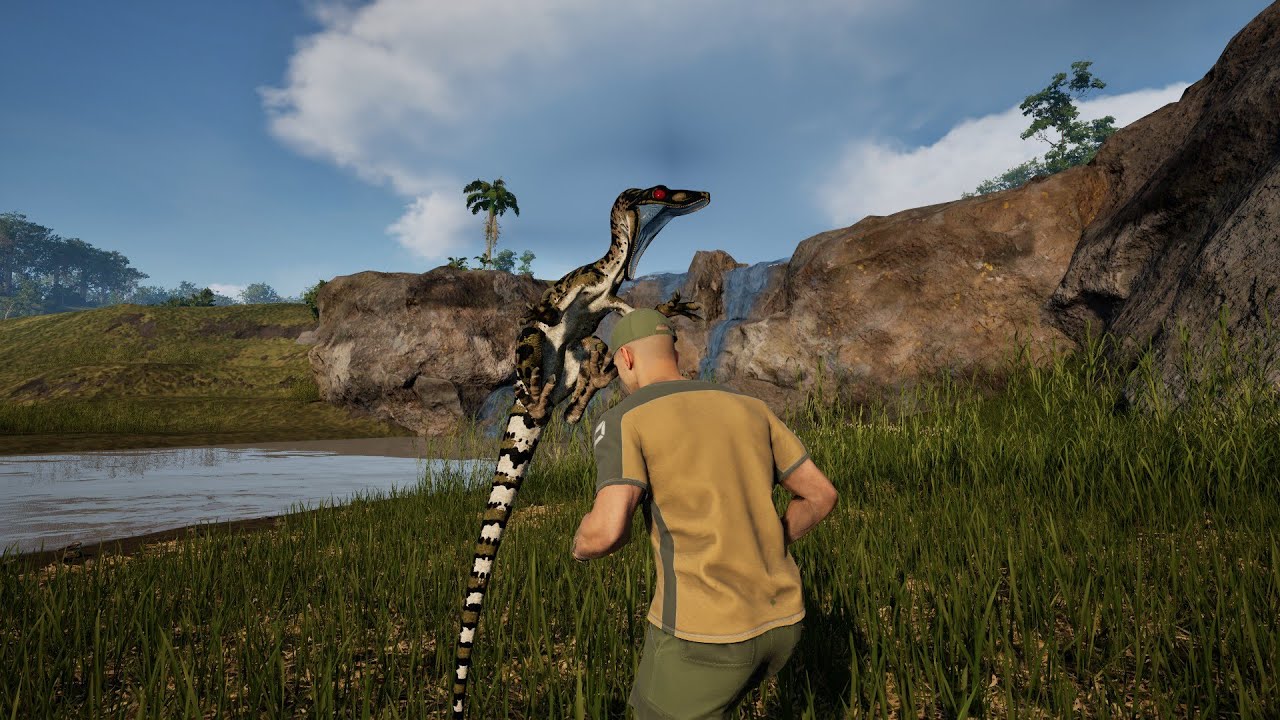 Troodon hunting a human [ The isle evrima ]