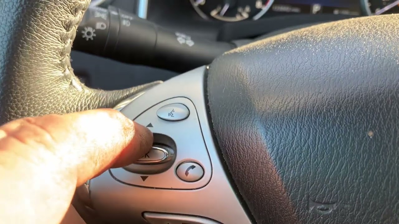 2016 Nissan Murano oil life reset