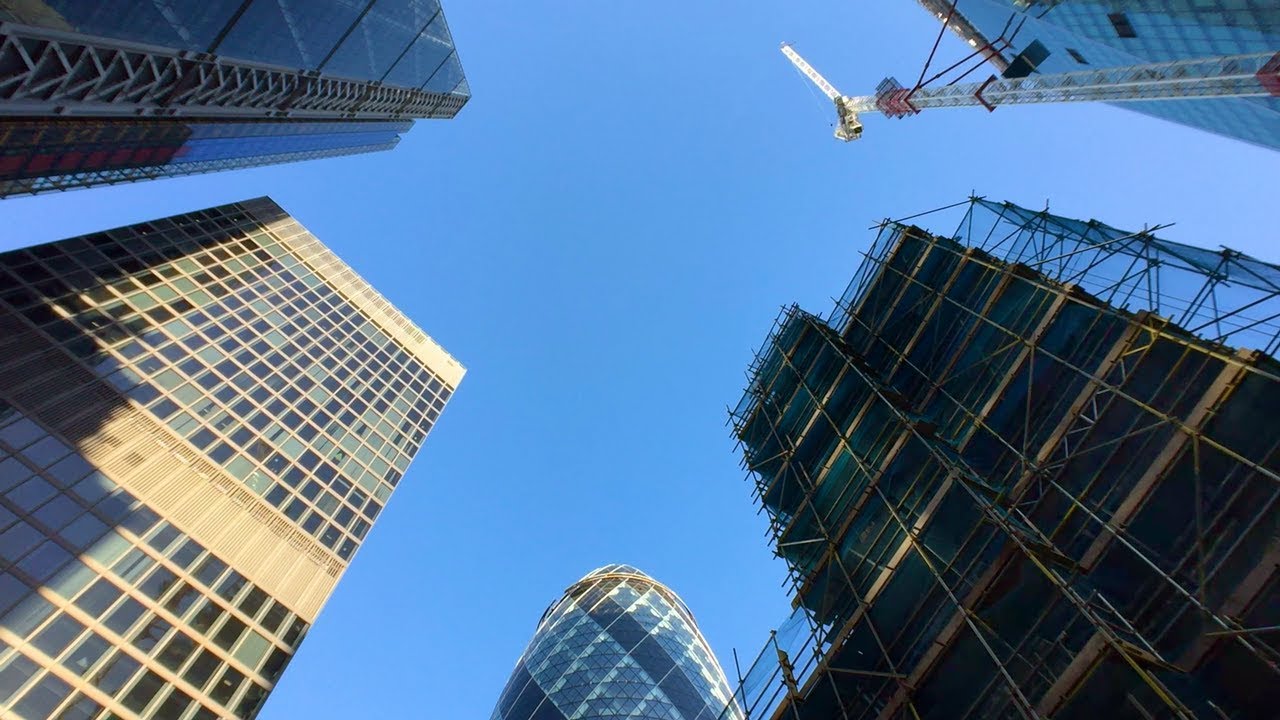 LONDON WALK | City of London from Liverpool Street Station to Monument Station | England