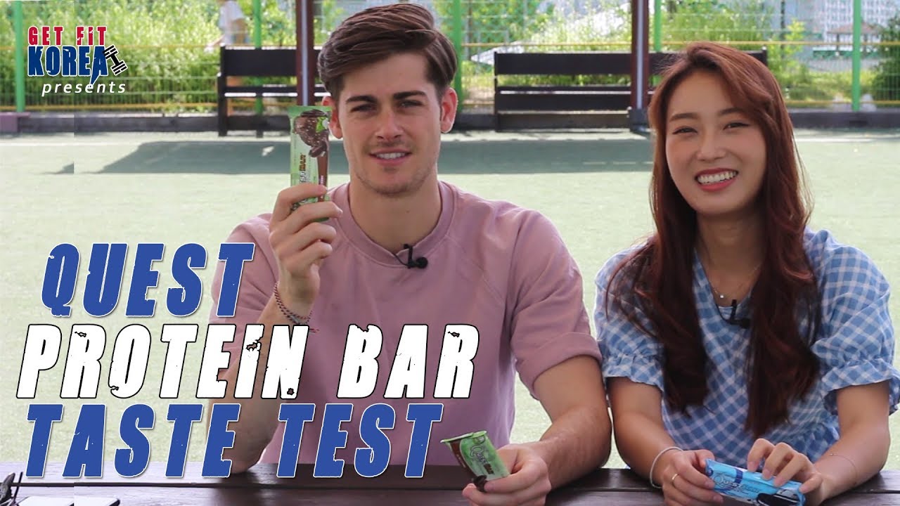Kevin & Yejin - Quest Protein Bar Taste Test