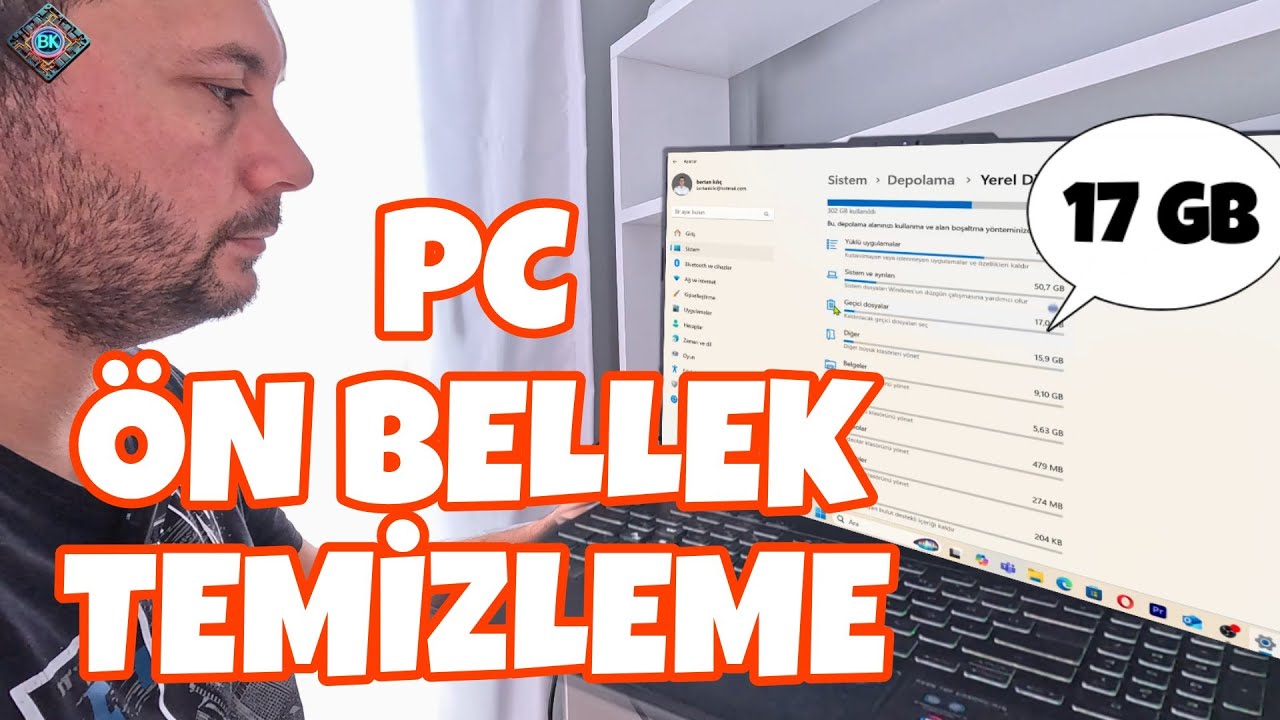 BİLGİSAYARDA GEREK SİZ DOSYALARI VE &Ouml;NBELLEK TEMİZLİĞİ YAPMA
