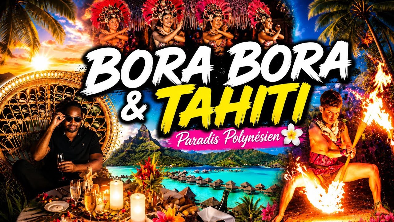 Tahiti & Bora Bora | Fire Dance & Island Vibes #2024 #travel #trip #vacation #thaitiktok 