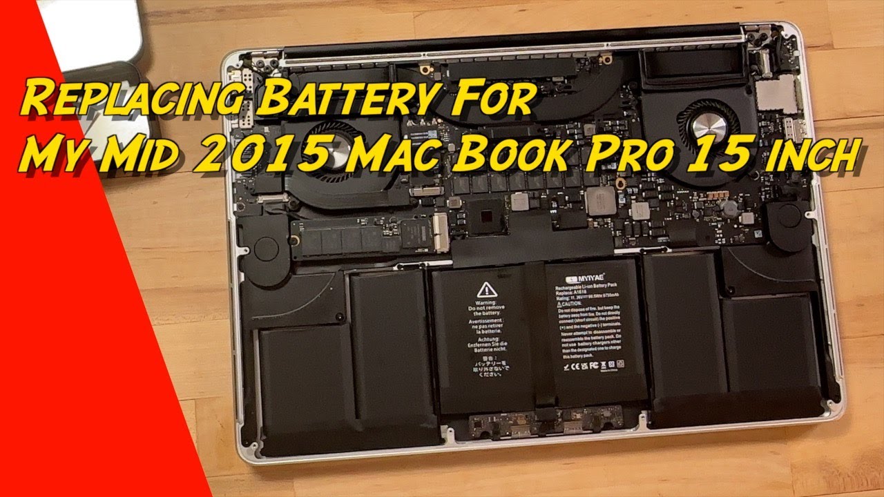Replacing Battery From My Mid 2015 Mac Book Pro 15 inch