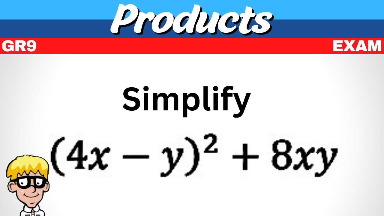 Exam Products Grade 9