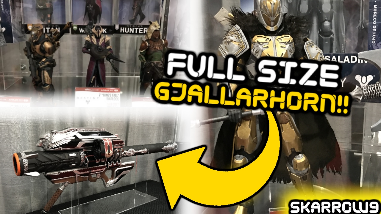 Full Size Gjallarhorn Figure!! 2017 McFarlane Toys Lineup for Destiny!!