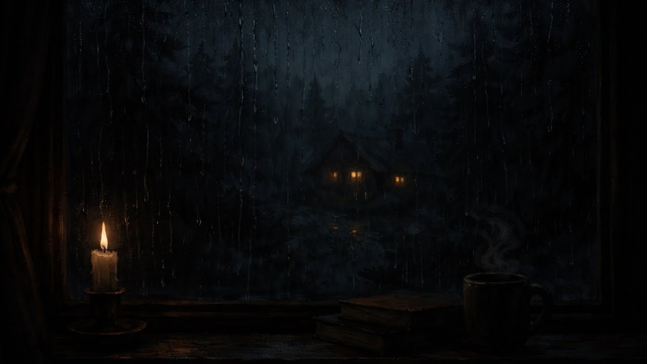 10 Hours Steady Rain Sounds for Deep Sleep | Medium Rain, No Thunder