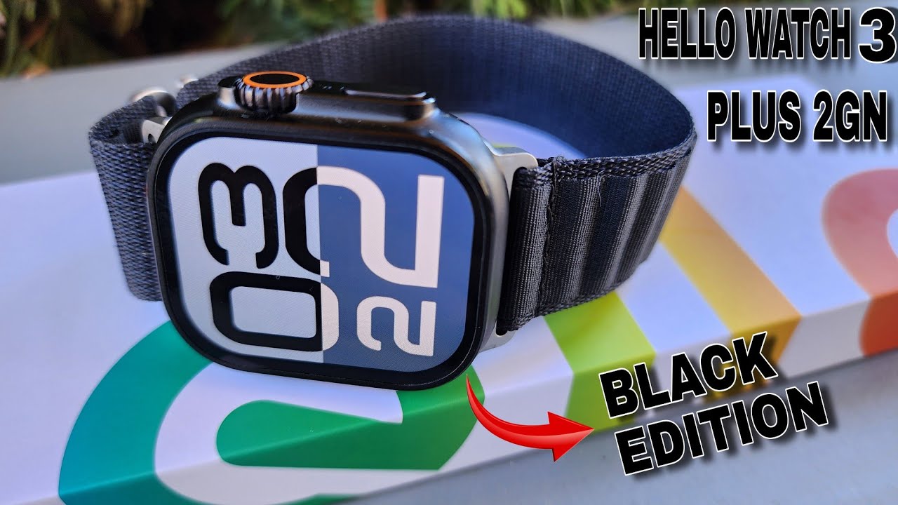 HELLO WATCH 3 PLUS 2 - BLACK EDITION