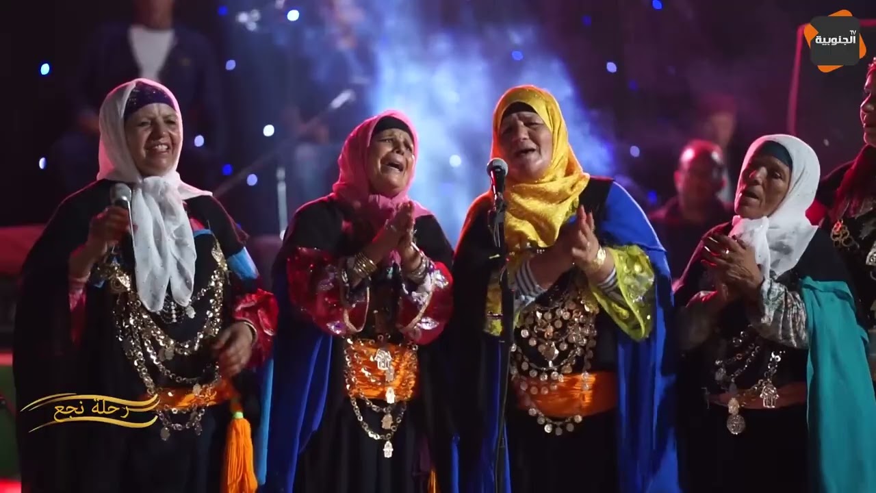 🟠رحلة نجع : حراير الرقاب فرقة أهازيج ڨولاب في سهرة مهرجان المندرة أولاد المبروك