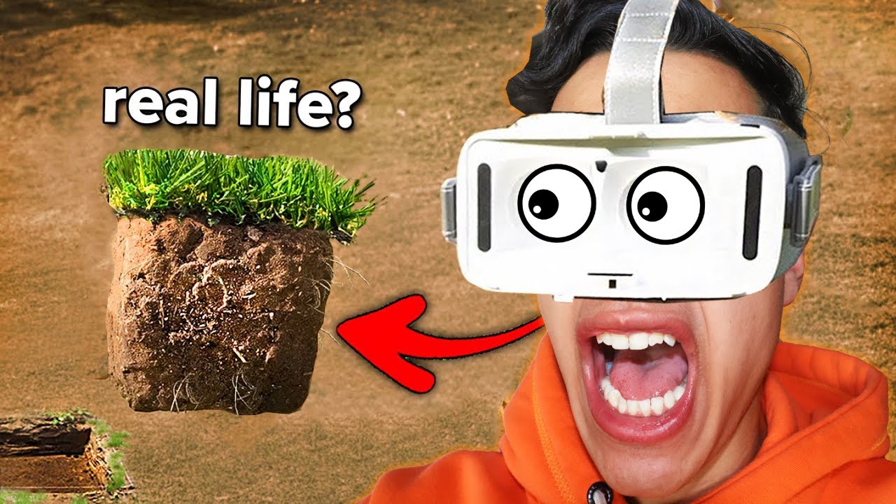 ماين كرافت ولكن في نظارة الواقع الافتراضي 😱🔥