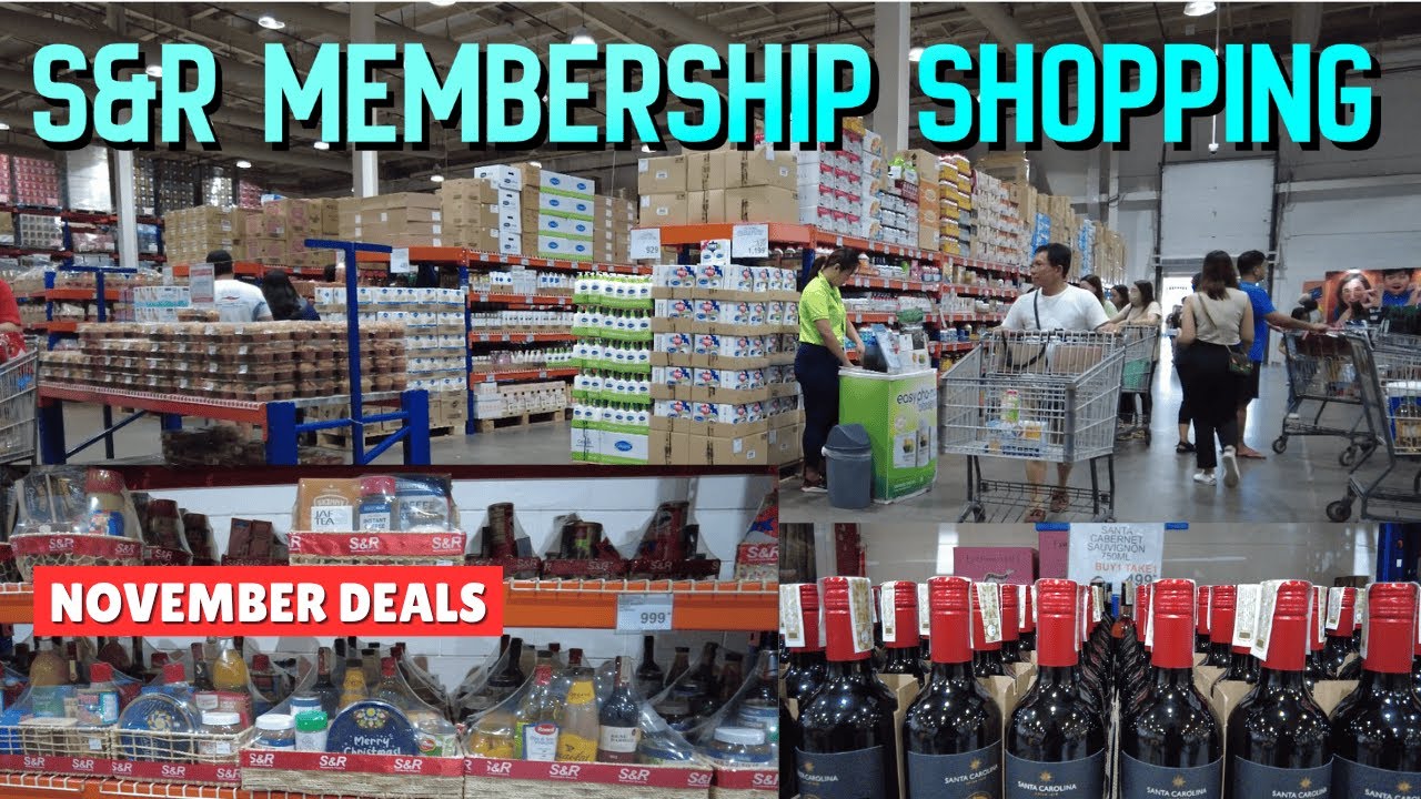 [4K] S&R Membership Shopping  November 2025 Buy 1 Take 1 + 50% Off Deals!
