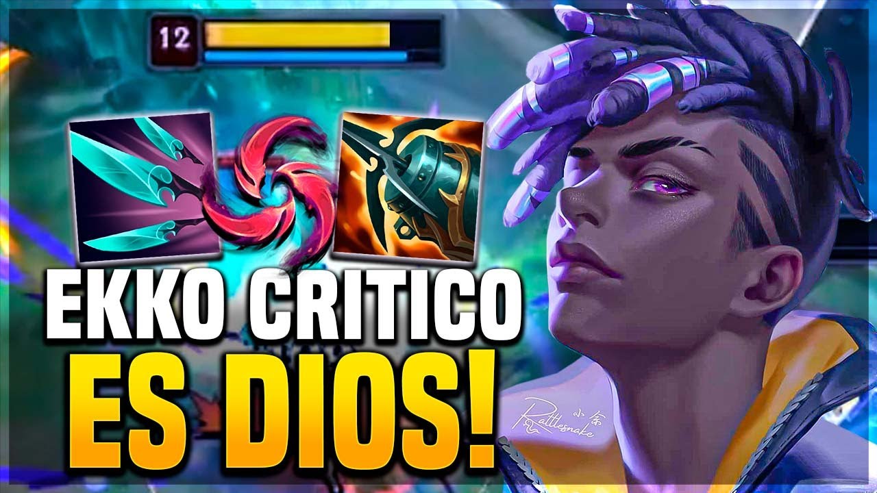 ¡EKKO BUILD FULL CRITICO! NO SE LO ESPERABAN! | League of Legends