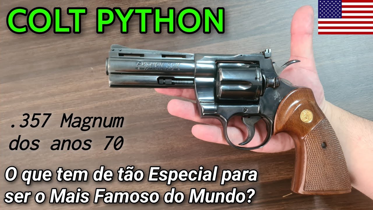 COLT Python é o Melhor Revólver do Mundo? .357 Magnum Clássico dos anos 70, raro oxidado 4