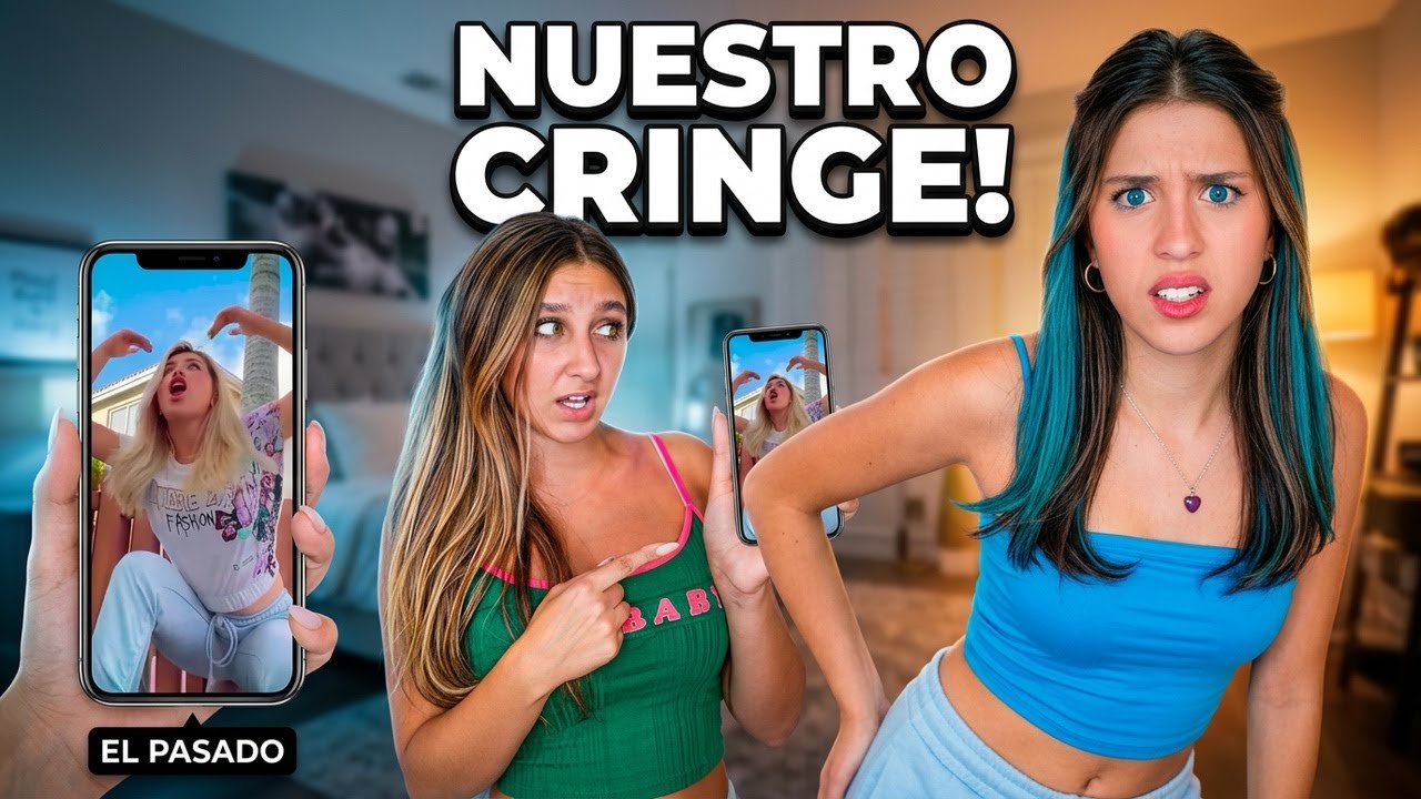 REACCIONANDO y RECREANDO nuestros videos más CRINGE! 